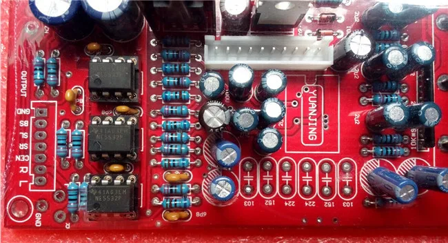 6 объем канала Предварительный усилитель доска с удаленным микшерный пульт M62446 +