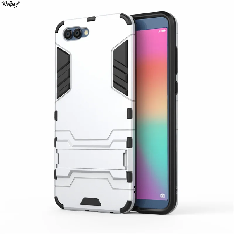Wolfsay Cover For Huawei Honor V10 Case Slim PC + Soft Rubber Armor Phone for |
