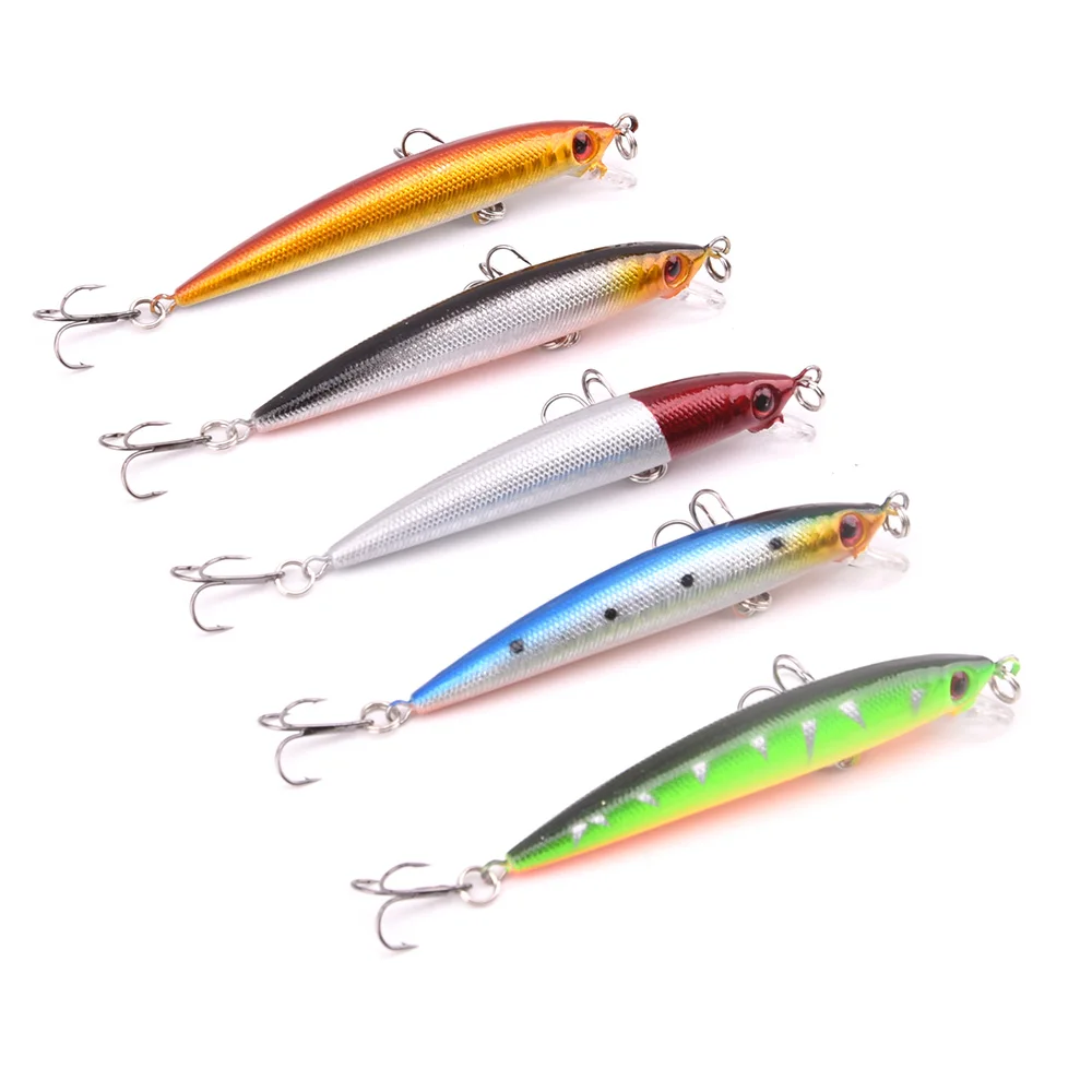 Рыболовная приманка 9 см 6 г Topwater Minnow жесткая японская мини воблеры для ловли