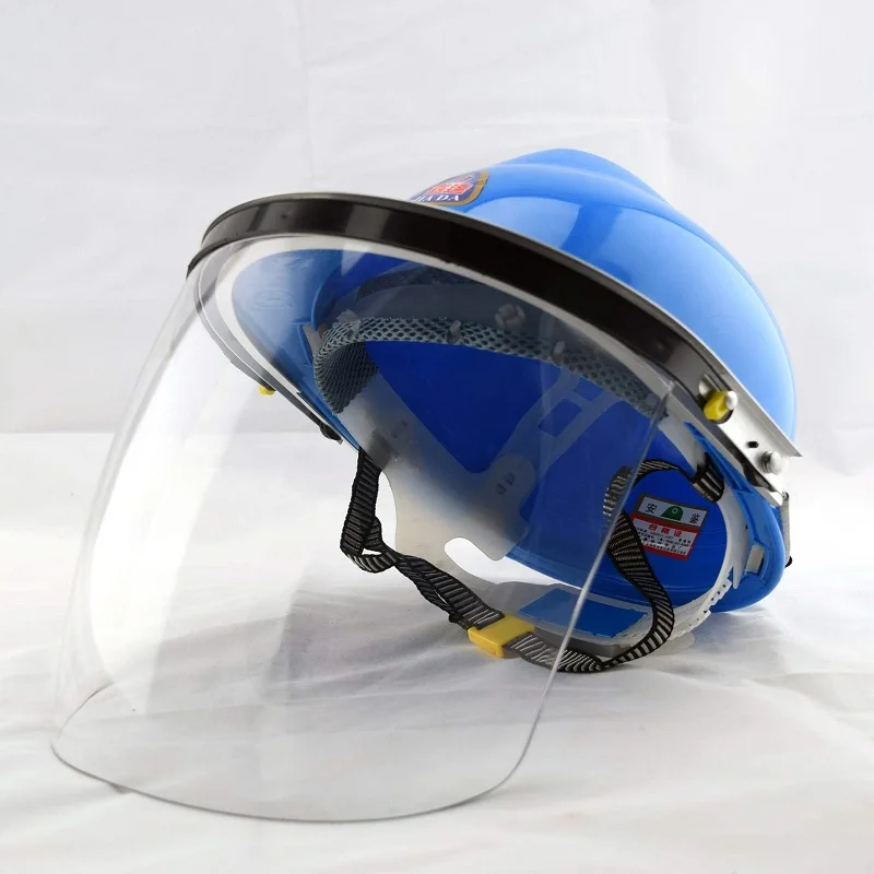 

Work Helmet with Protective Mask Welding Construction Transparent Mask Anti-splash Eye Protection Against Dust Electric Welding