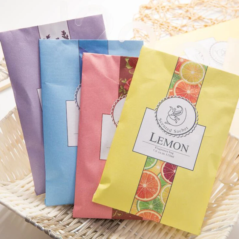 Bolsita de incienso de olor Natural para armario, bolsa de aroma fresco de aire, bolsita de Perfume, paquete de aromaterapia, suministros GYH, 10 Uds.-2