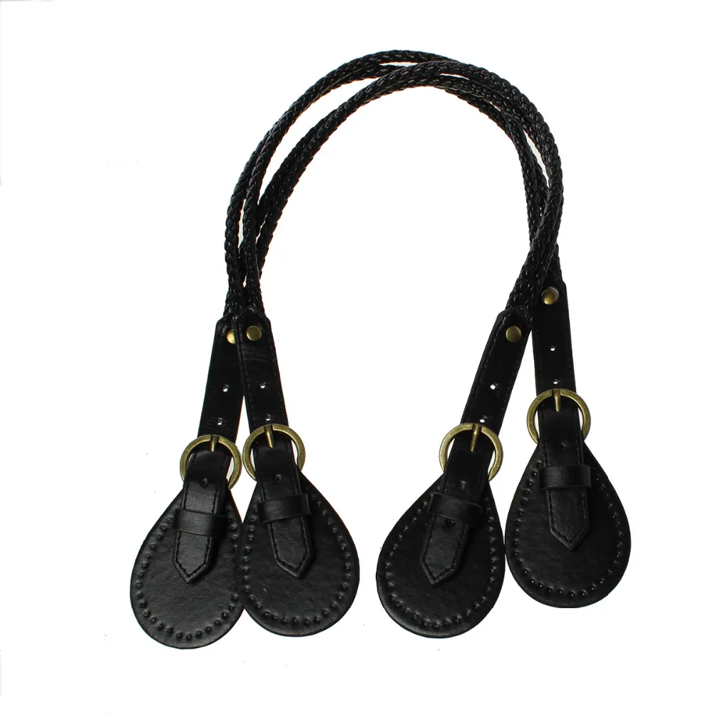 PACGOTH 2017 New Black Bag Accessory Faux Leather Purse Handbag Replacement Handles 69.5cm(27 3/8&quot)long 19mm( 6/8&quot)wide 2 PCs | Багаж и