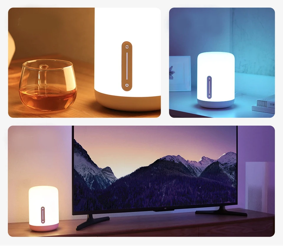 Прикроватная лампа Xiaomi Mijia 2 смарт-светильник для кровати 400lm Голосовое управление переключатель wifi умное управление приложением для Apple Homekit Siri