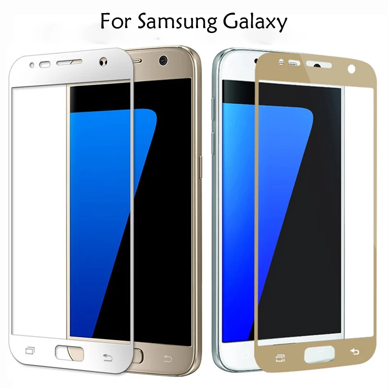 Защитное стекло EKDME закаленное премиум класса для Samsung Galaxy A3 A7 J5 2016 S7 S6 S5 S4 A5 2017 Note 5 4