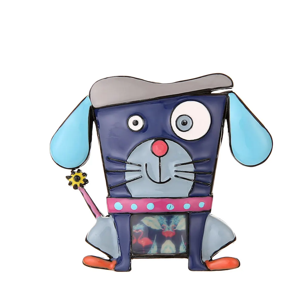 Новая классическая эмалированная булавка в виде мультяшных иконок значки брошь