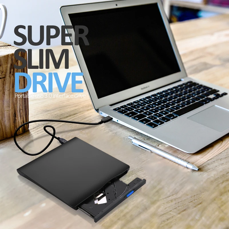 YiYaYo внешний тонкий DVD диск USB 2 0 DVD/CD-RW горелки CD/DVD Встроенная память плеер
