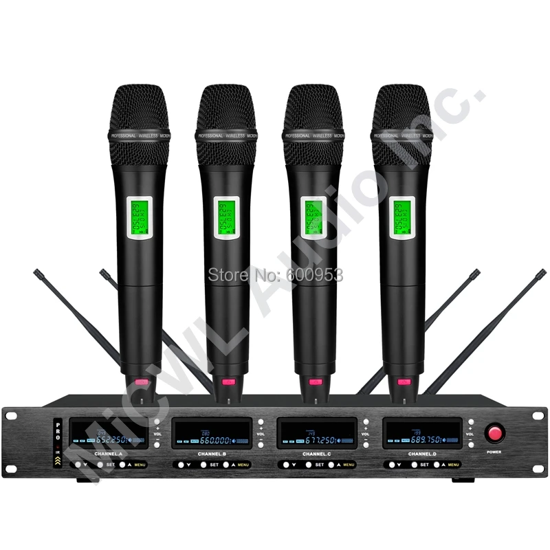 MiCWL SKM9000 4 Аккумуляторная сценическая производительность цифровой беспроводной карманный микрофон системы USB аккумуляторная батарея