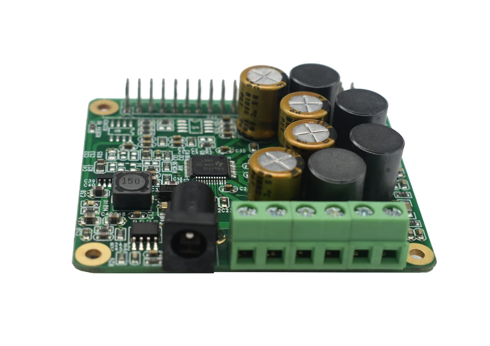 Lusya Raspberry Pi усилитель HIFI Плата расширения 25 Вт с AUX совместимый Raspberry Pi 3 Model B, 2B, B+ A4-015