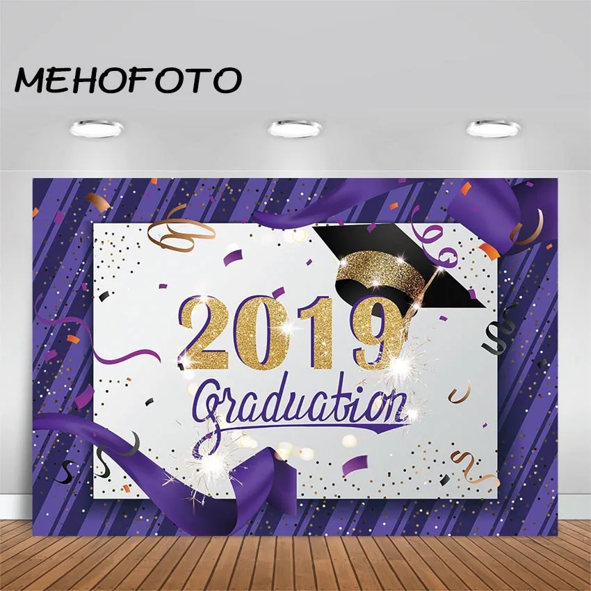 MEHOFOTO Выпускной вечерние фон класса 2019 для фотосъемки с изображением Поздравляю