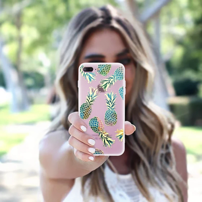 Youtime For iphone 6 6s phone Case pineapple cute Cover 3D Relief 7 Plus anti-knock high quality pc back cover |