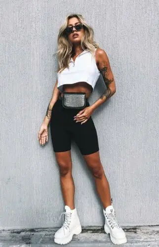 Сексуальные короткие женские велосипедные шорты танцевальные для тренажерного