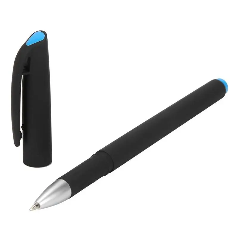 Синий VODOOL Portable Hanging Pocket Student Gel Pen Ballpoint Pens Signature Pen School Office Stationery Gifts Writing Tool - Цвет: Синий