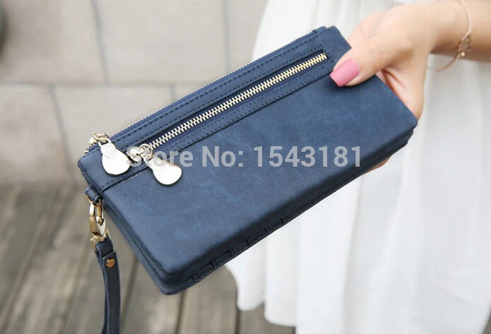 Новое портмоне женские кошельки модные контрастные новые большой емкости