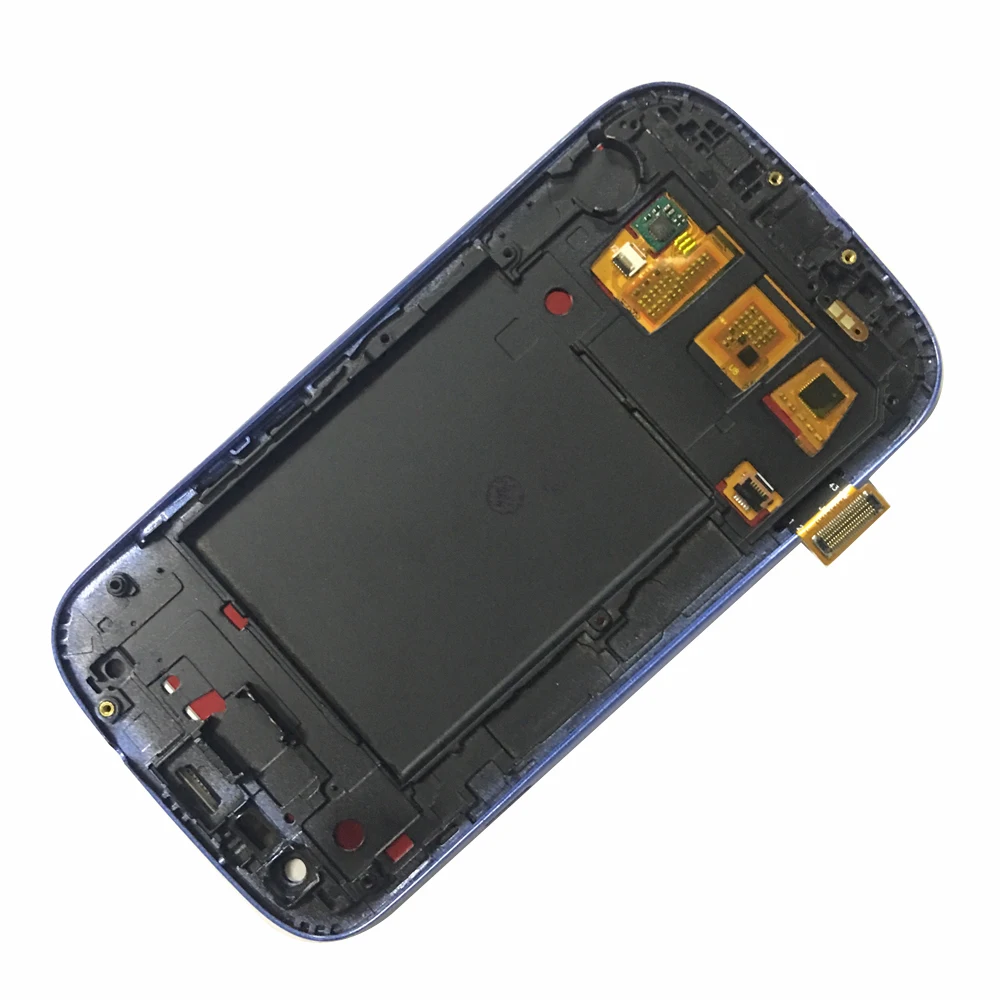 ЖК-дисплей для samsung Galaxy S3 i9300 кодирующий преобразователь сенсорного экрана в сборе с рамкой S3 i9300 i9300i i9301 i9305 i535 ЖК-дисплей Дисплей