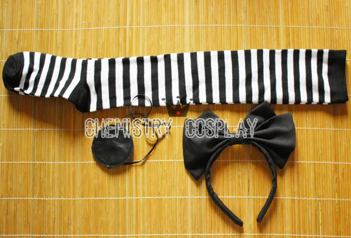 Kuroshitsuji Black Butler Alice Ciel Phantomhive Alois Trancy Maid Clothes with socks Cosplay Costume |