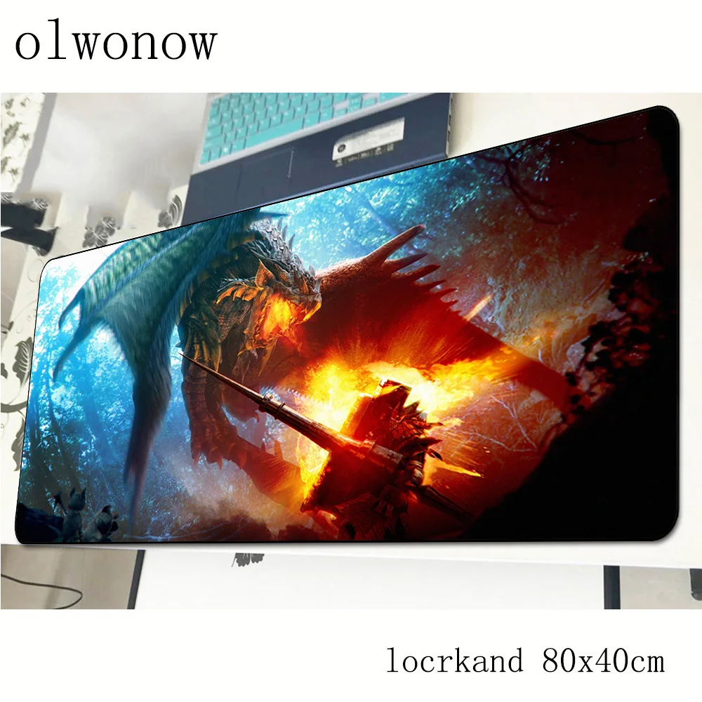 Коврик для мыши Monster Hunter 800x400x3 мм с узором HD игровой коврик классный новый