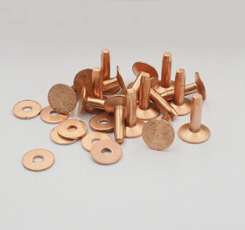 Медная Плоская боковая рельефная Кепка с заклепками шпилька для сумки шляпы