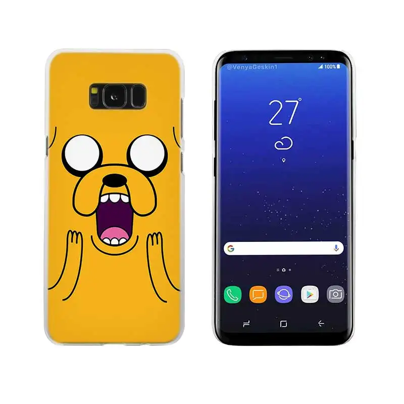 13 Sheli Adventure Time с Финном Джейком прозрачный Note 10 9 pro Жесткий чехол для samsung S4 S5 S6 S7 S8 S9 S10 Plus Edge Mini - Цвет: 13