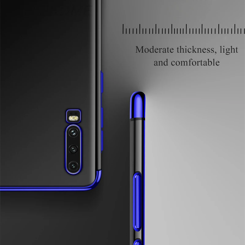 Чехол для Huawei P30 Lite прозрачный мягкий силиконовый тонкий чехол из ТПУ P30Lite Pro