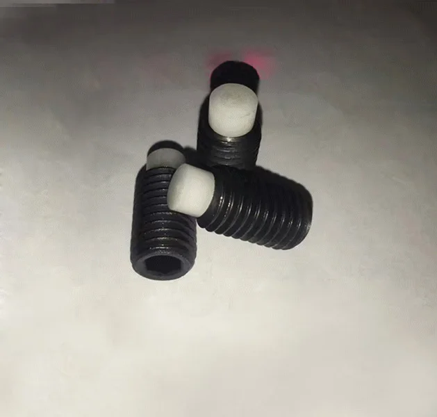 M4 нейлоновые винты с черной головкой шестигранные болты шестигранной резьбой