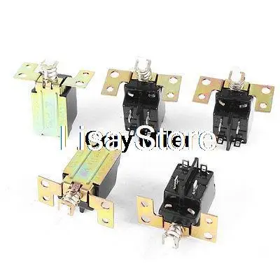 AC 250 В 5А 50 мм х 38 25 Блокировки 4 Pin Аудио Pusbutton Выключатель Питания|switch housing|power paddlepower