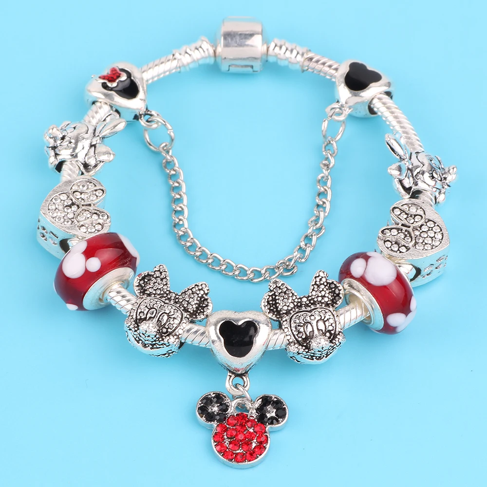 Dodocharms Европейская мода Микки Минни милый стиль браслет для женщин DIY браслет дети высокое качество подарок