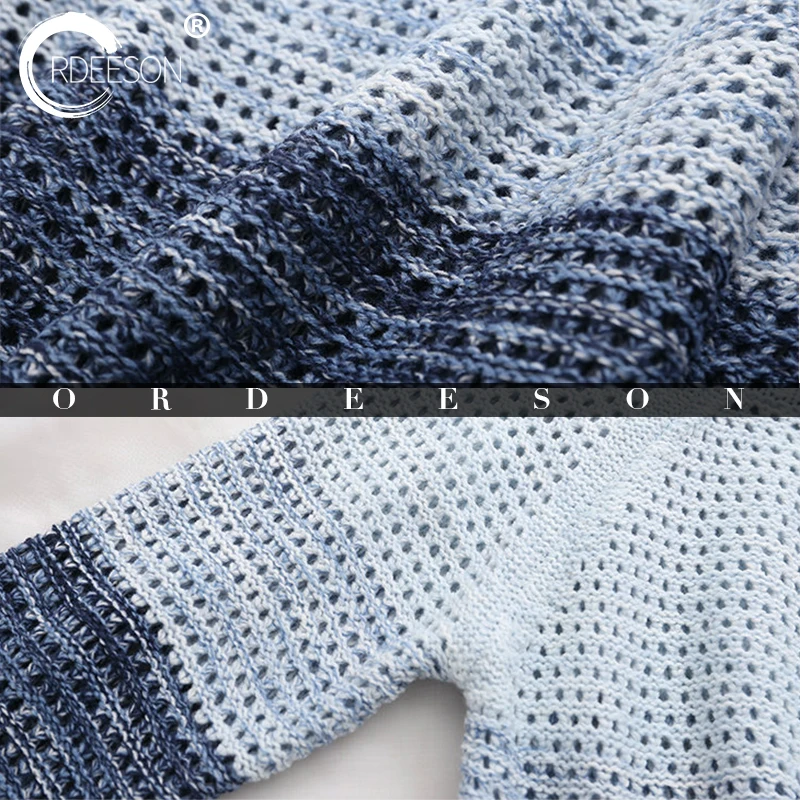 ORDEESON 2017 свежий градиент цвета модные женские свитера и пуловеры джемпер оверсайз