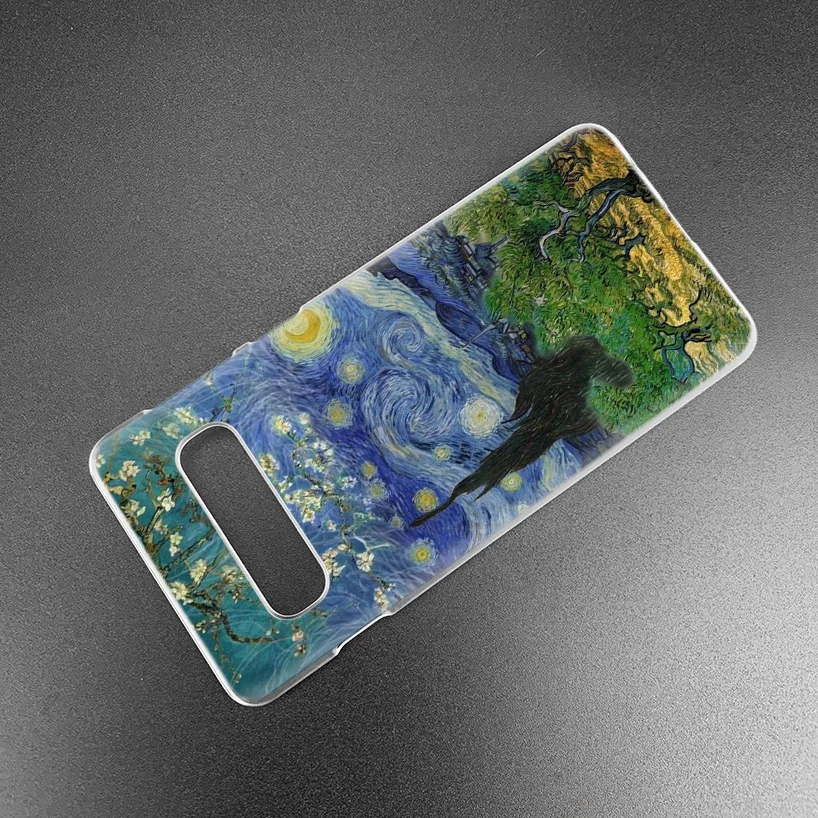 Ван Гог цветы ромашки чехол для samsung Galaxy S10 5G S10e S9 S8 M30 M20 M10 J4 J6 плюс J8 Note 8 9 прозрачный жесткий чехол для мобильного телефона