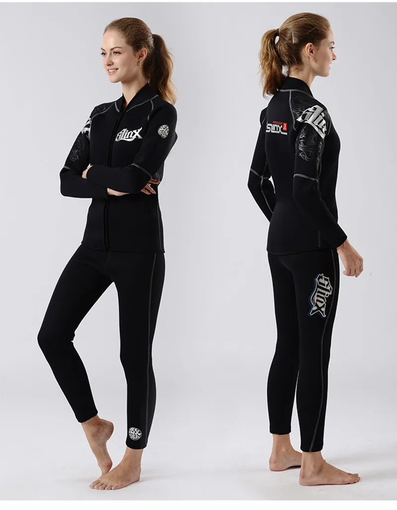 Неопреновый теплый мужской купальник SLINX 3 мм для дайвинга кайтсерфинга|winter