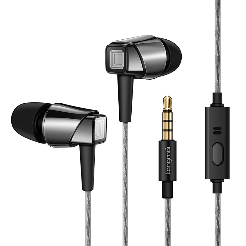 black with mic Tang Mai F3 наушники вкладыши тяжелый сабвуфер Музыка гарнитура HIFI монитор наушник F0 A2 ZST ZSN ED9 IE80 ED12 Олово - Цвет: black with mic