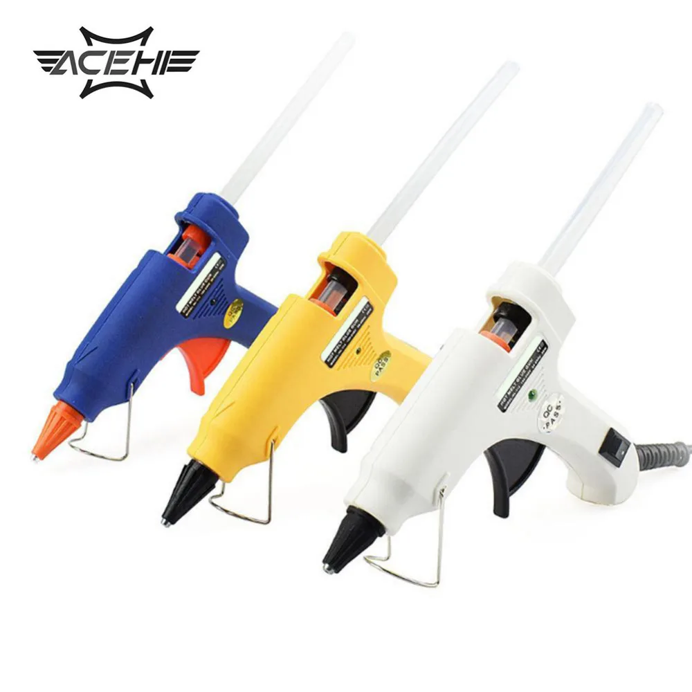 20 Вт US Plug термоплавкий Клеевой пистолет для 7 мм клеевой карандаш промышленные