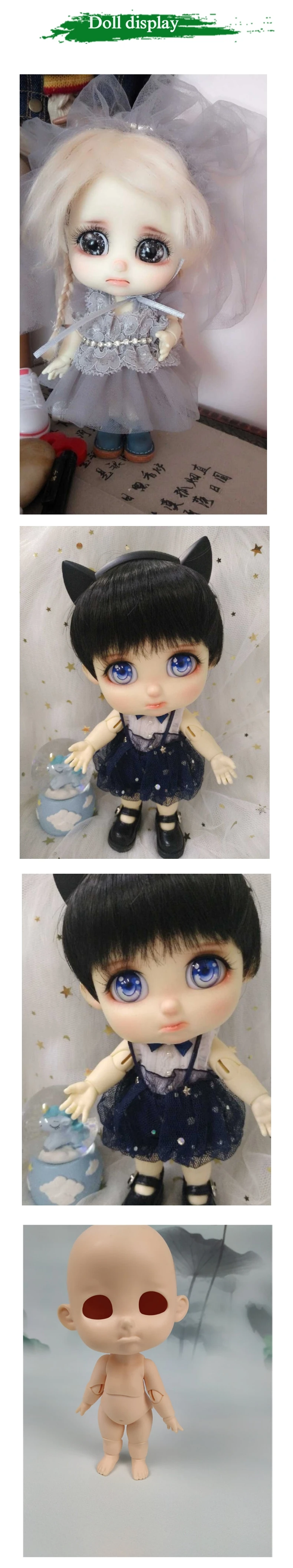 BJD s 1/8 кукла-Спящий ребенок Модная Кукла усовершенствованная смола