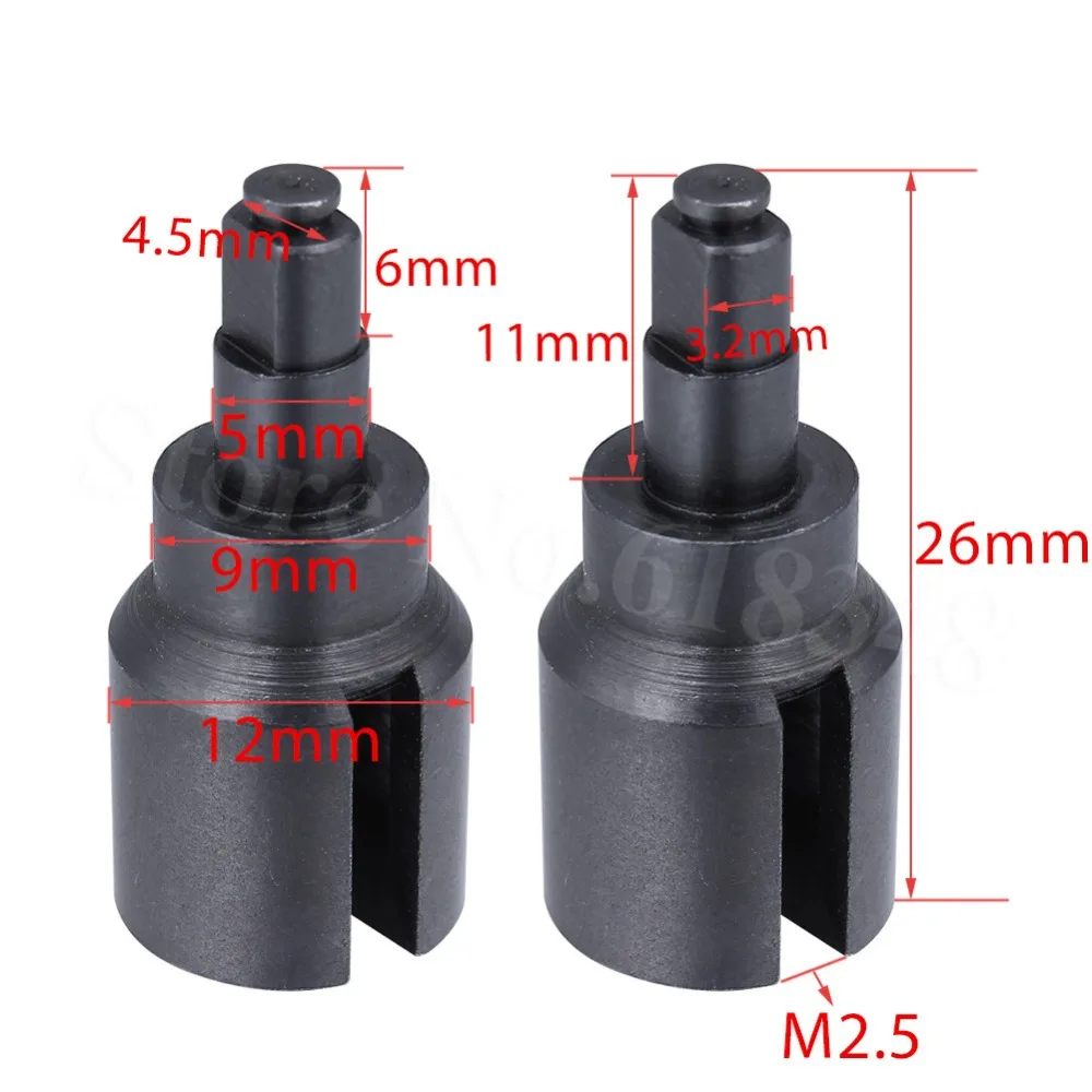 2-Pack Steel Metal Driff Differental Outdrives For RC 1/10 Electric Himoto Tanto E10XB E10XBL Off Road Buggy Spare Part 33003 | Игрушки и