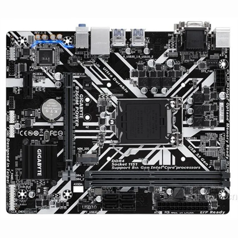 Для Gigabyte B360M мощность оригинальный B360 гнездо для материнской платы LGA 1151 DDR4