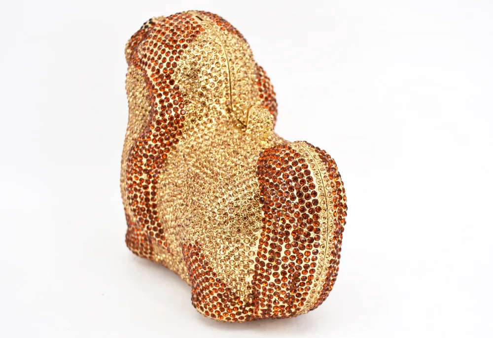 Модная дизайнерская вечерняя сумочка с кристаллами для собак женские вечерние