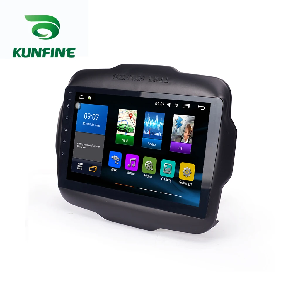 

Octa Core 1024*600 Android 10.0 Car DVD GPS Navigation Player Deckless Car Stereo for Jeep Renegade 2016 2017 Radio Headunit