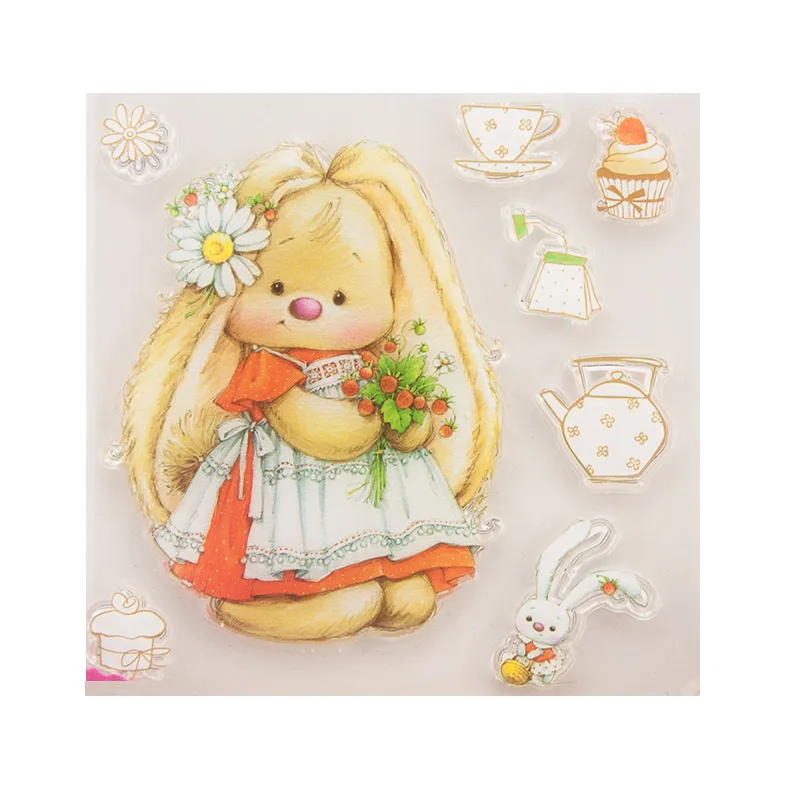 2019 игрушка для девочек из мультфильма Маргаритка прозрачный силиконовый штамп