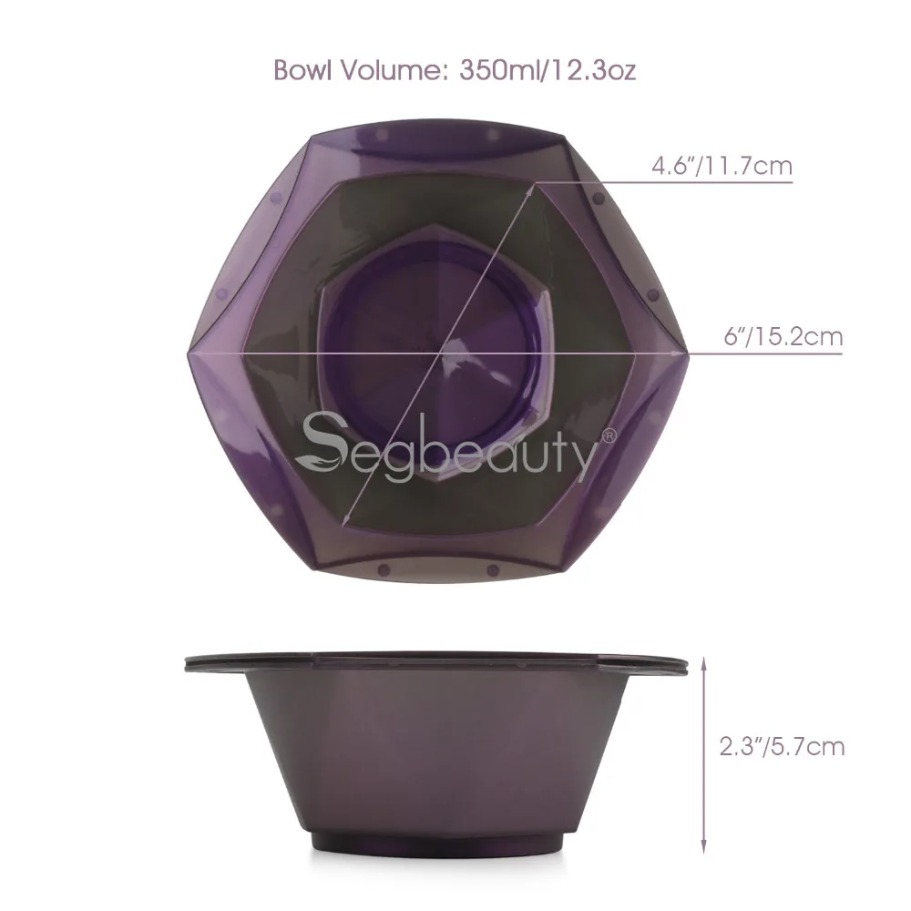 6 шт. Набор чашек для смешивания краски волос|bowl|bowl hair dye |