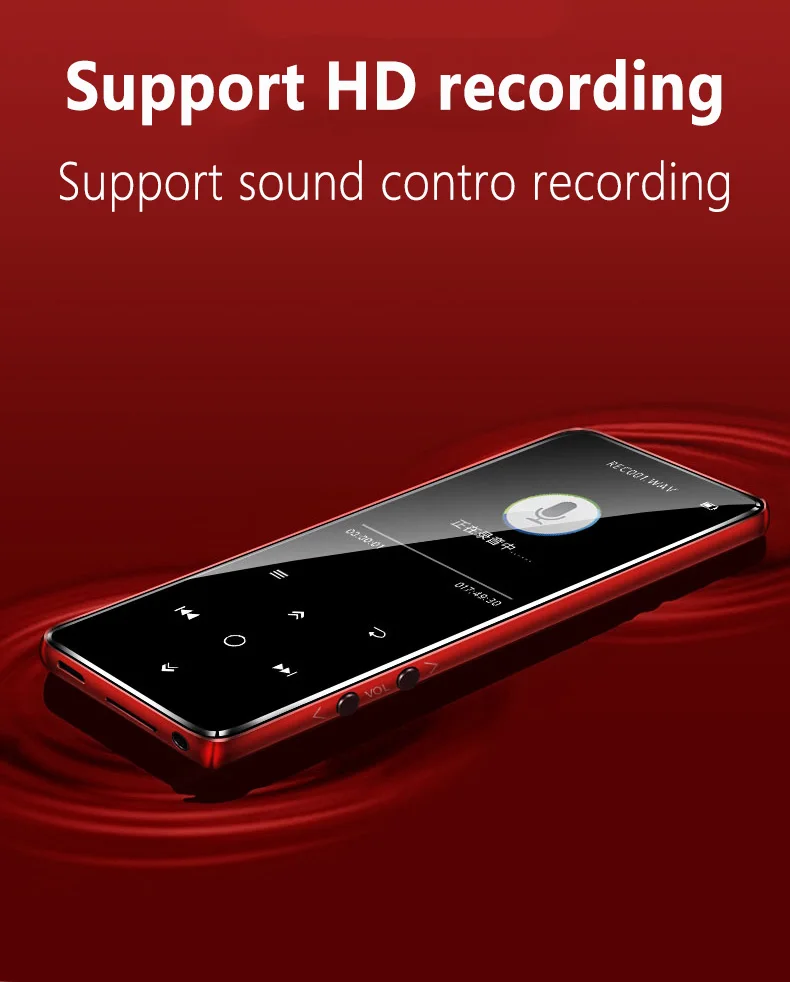 benjie k11 bluetooth HIFI Mp3 музыкальный плеер 8 Гб без потерь Мини Портативный Аудио плееры FM радио Электронная книга диктофон