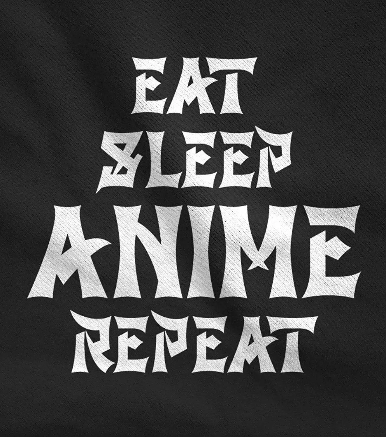 Печатных футболку дизайн Eat Sleep Аниме Повторите Футболку Круг майка дизайнеры |