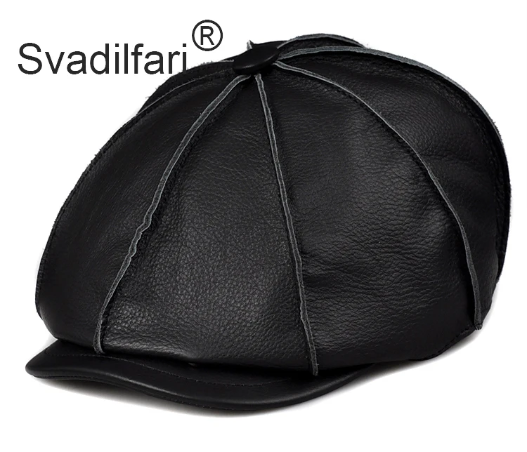 Svadilfari, натуральная кожа, шапка, пояс, Воловья кожа, теплая зимняя, хлопок, мужская, с подкладкой, абсолютно новая, gastby, берет, Охотничья Шапка/шапка с ушками