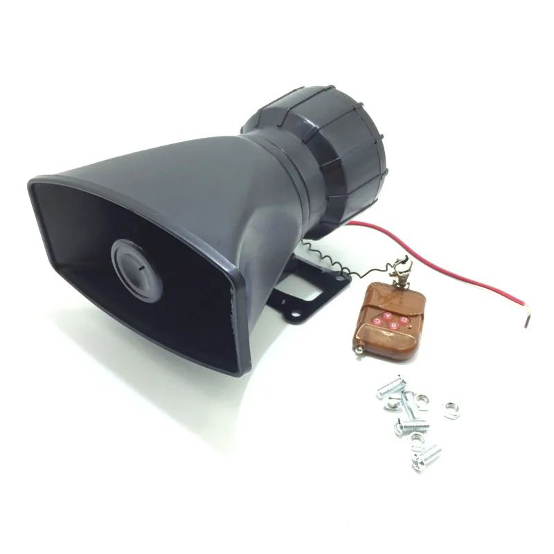 DC12V 100W 4 звуков для мотоциклов и автомобилей Грузовик колонки Предупреждение сирена полиции громкоговоритель скорой помощи с Беспроводной пульт дистанционного управления
