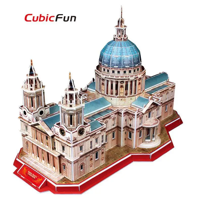 3D Бумага пазл собора Св. Павла строительство церковь архитектура бумага ремесло