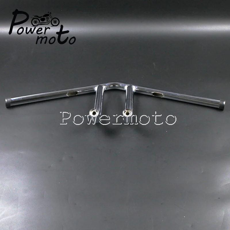 МОТОЦИКЛ хром виски V-Bar " 25 мм руль t-бар для Harley Sportster Softail Touring Кафе Racer XS650