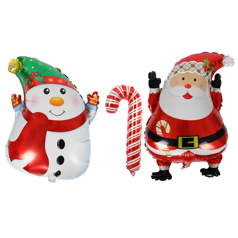 

1pcs Christmas Snowman Santa Foil Balloons Children Happy Christmas Party Decorations Kid Supplies