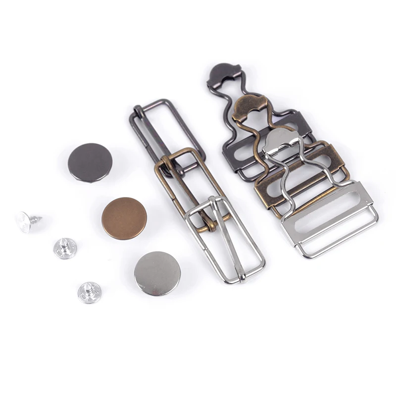 4 шт./компл. нагрудник с металлической кнопкой ремень из денима на тонких бретелях