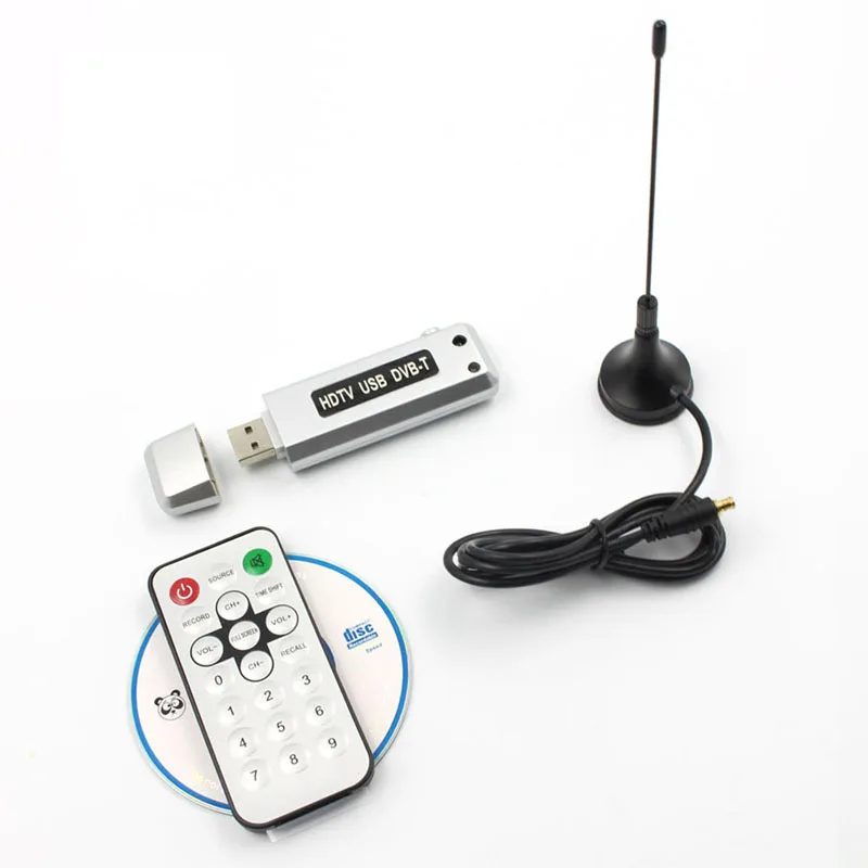 OOTDTY 1 шт. USB 2 0 DVB T цифровой ТВ приемник HDTV программный ключ тюнера палка антенна ИК