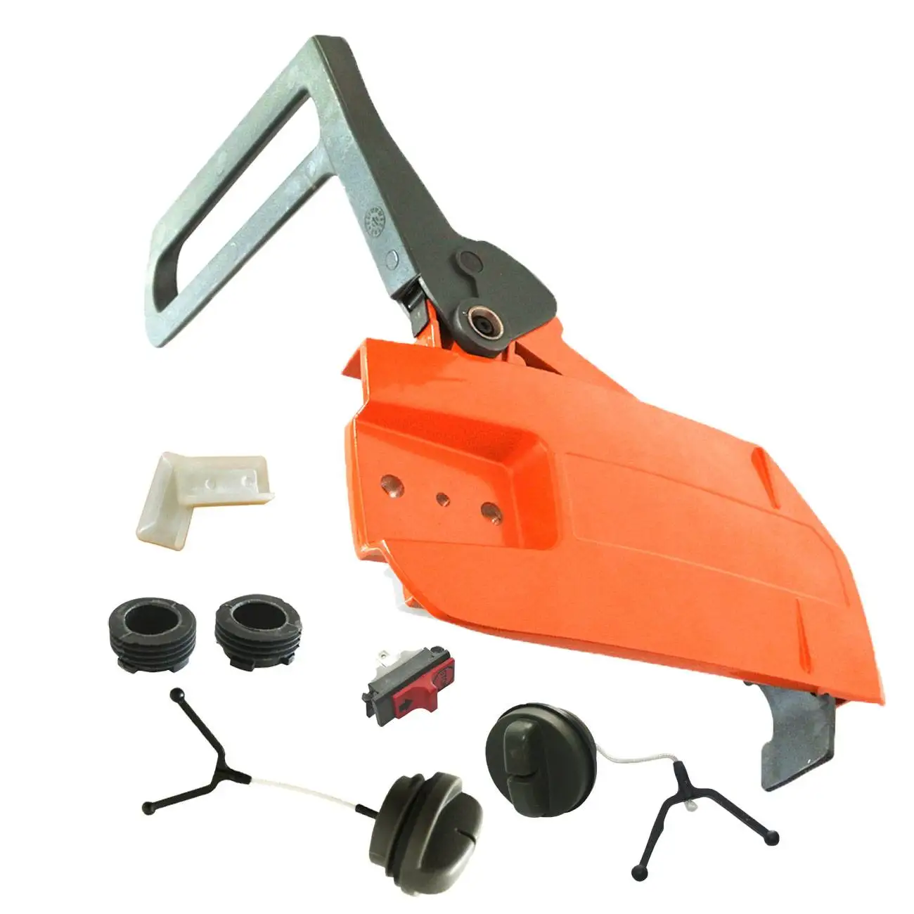 Крышка сцепления/цепь с тормозом ручка в сборе Fit Husqvarna 61 66 266 268 272#503727401