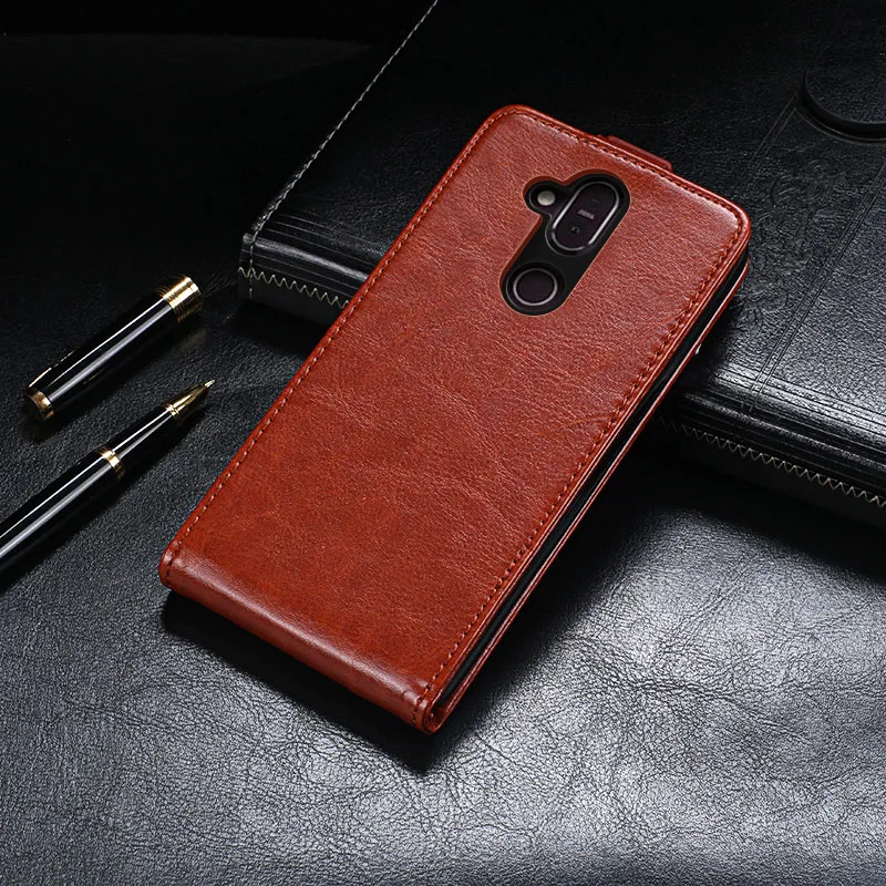 ITien Высокое качество Прочный флип Роскошный Стиль Защитный чехол для Nokia 8 1 ТПУ
