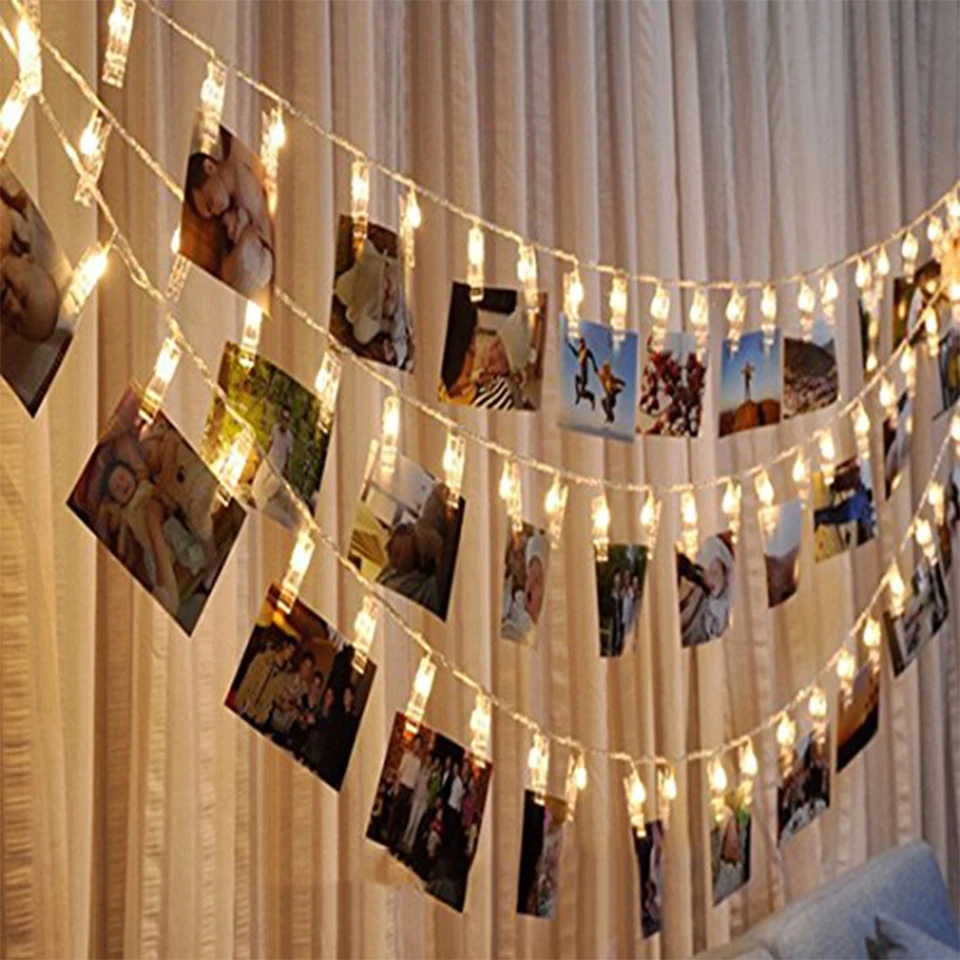 Гирлянда из фотографий своими руками
